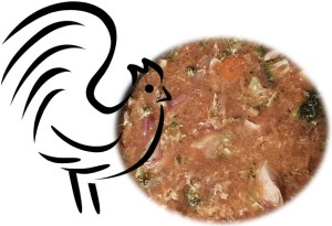 Chicken hot and sour is an Indian Chinese soup