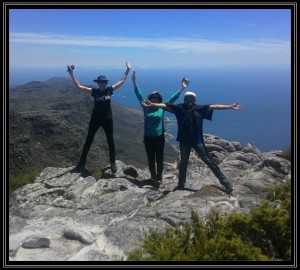 On top of Table Mountain, December 2015