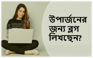 উপার্জনের জন্য ব্লগ লিখবেন না